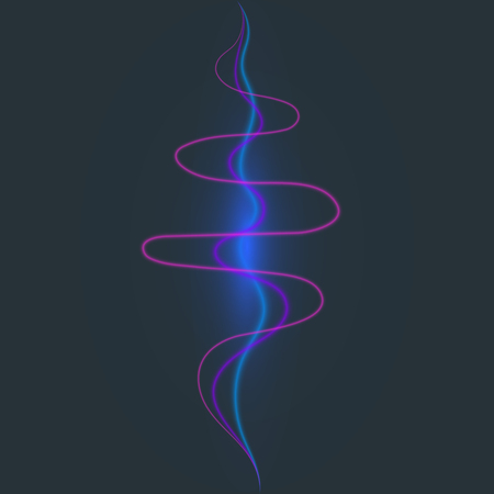 Digital music equalizer waves design templateのイラスト素材