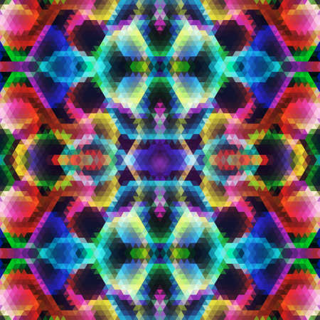 pattern of geometric shapes. Triangle mosaic backdrop.