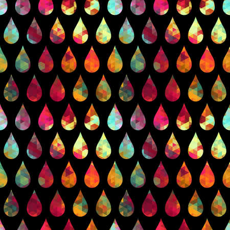 Abstract background drops of water. seamless pattern