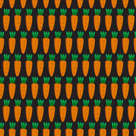 seamless pattern with carrotsのイラスト素材