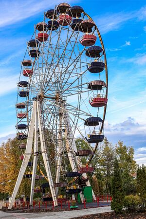 carousel ferris wheelの写真素材
