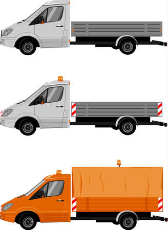 Transporter from the sideのイラスト素材