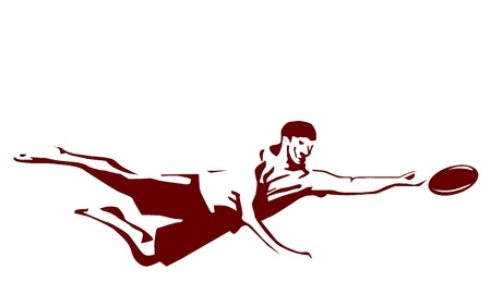 Frisbeeのイラスト素材