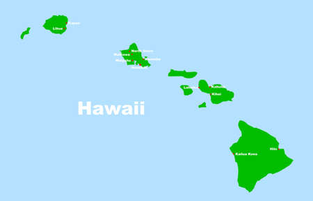 hawaiiのイラスト素材