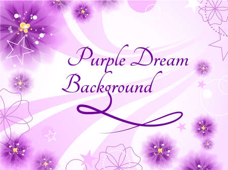 Purple Dream Backgroundのイラスト素材