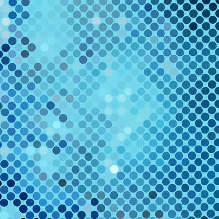 Abstract Blue Dotted Backgroundのイラスト素材