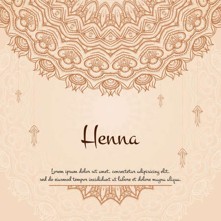 Brown Ethnic Backgroundのイラスト素材