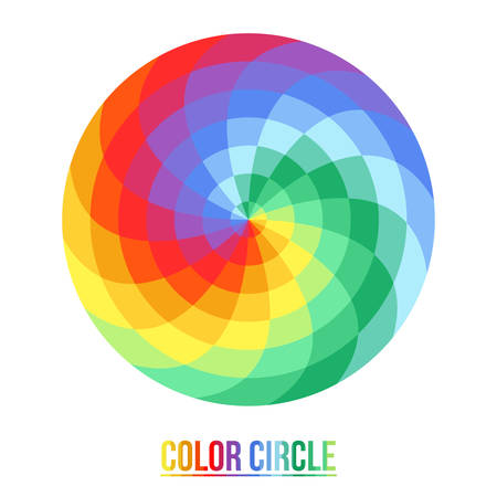 The palette of sixteen into each other colorsのイラスト素材