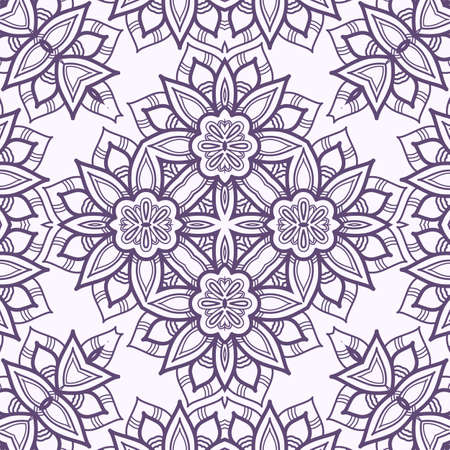 Vector seamless pattern imitating embroidery or floral laceのイラスト素材