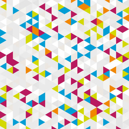 Vector background of different color chaotic triangles
