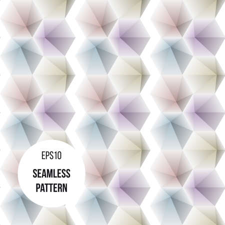 Bright hexagonal pattern of triangular gradient diesのイラスト素材