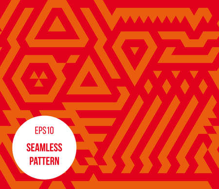 Colorful geometric pattern of triangles in a felt-styleのイラスト素材