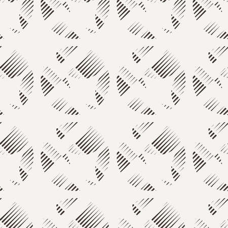Vector seamless pattern of lines in the style of engravingのイラスト素材