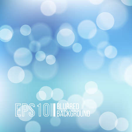 Bright vector background with bokeh effect. Wallpaperのイラスト素材