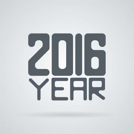 Vector label for the new 2016のイラスト素材