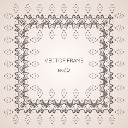 Intricate vector frameのイラスト素材