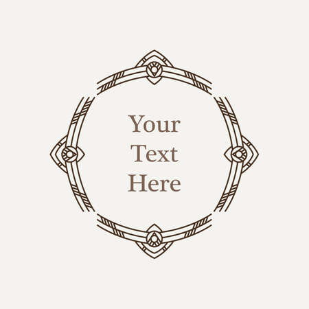 Vector ornate richly decorated vintage frame in Victorian styleのイラスト素材