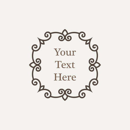 Vector ornate richly decorated vintage frame in Victorian styleのイラスト素材