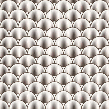 Vector seamless pattern of lines in the style of engravingのイラスト素材