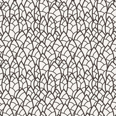 Seamless background of overlapping striped circlesの写真素材