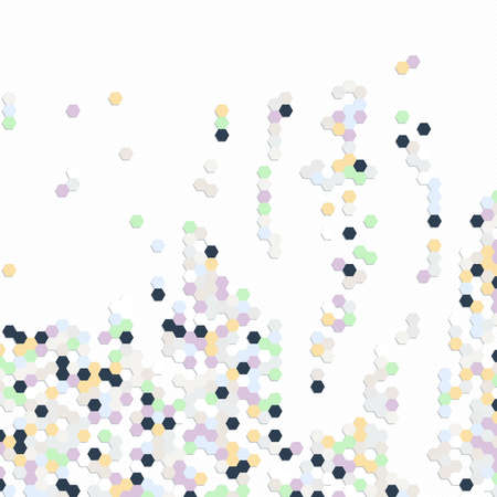 Digital background of different color chaotic elements