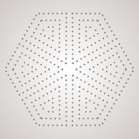 Vector circular pattern in the form of intricate flower. Mandala. Lacy napkin.のイラスト素材