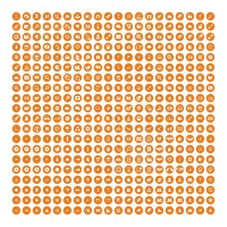 Set of 200 Universal Icons. Simple Flat Style. Business, internet, web design.のイラスト素材