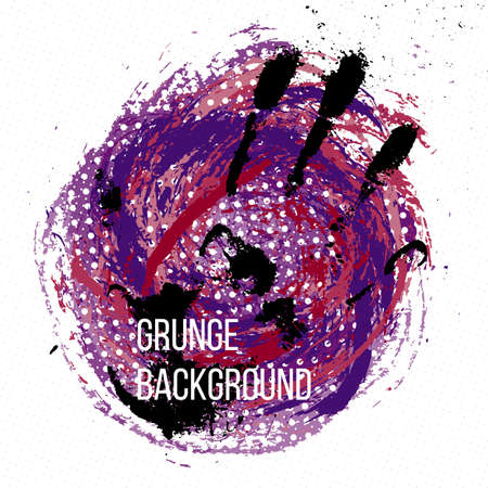 Grunge colorful backgound. Abstract poster. Vector illustration.のイラスト素材
