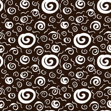 Spiral grunge seamless pattern.のイラスト素材