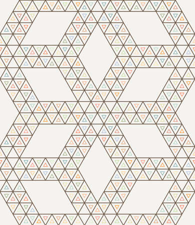 Seamless geometric triangle pattern. Modern abstract.