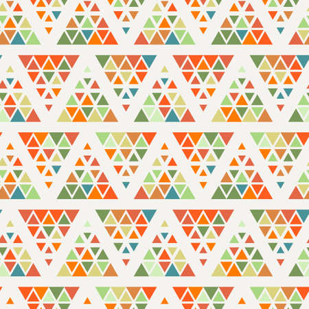 Seamless triangle halftone gradient pattern. Geometric abstract backgroundのイラスト素材