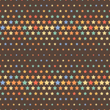 Seamless star pattern. Endless wrapのイラスト素材