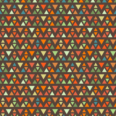 Seamless triangle halftone gradient pattern. Geometric abstract backgroundのイラスト素材