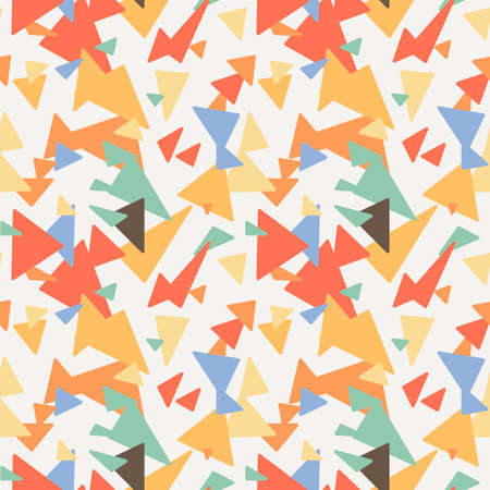 Seamless geometric triangle pattern. Modern abstract.のイラスト素材