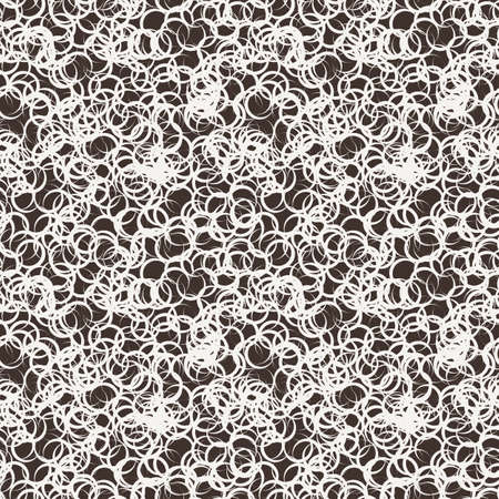 Circle seamless pattern. Vector illustrationのイラスト素材