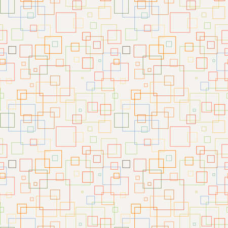 Seamless pattern with random squares.のイラスト素材