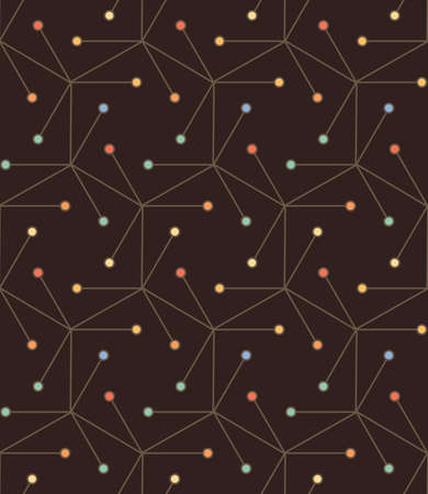 Seamless stars lined geometric pattern. Hipster fashion ornament.