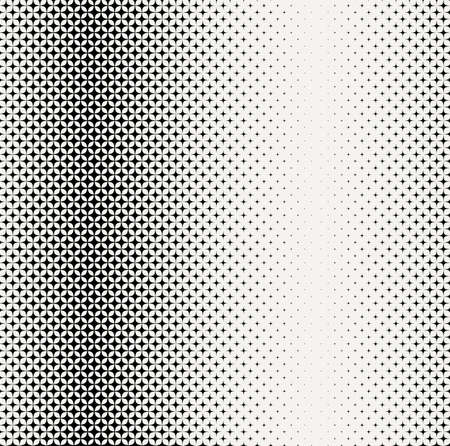 Seamless monochrome star pattern. Vector endless ornament.のイラスト素材