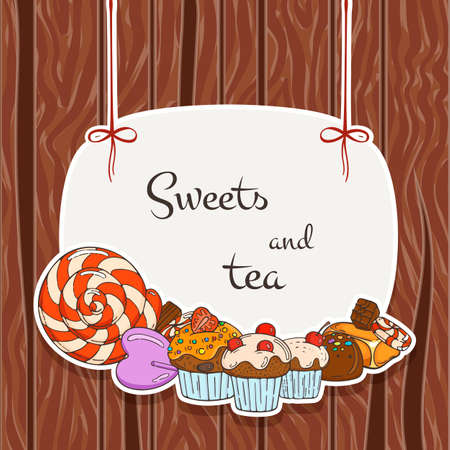 Sweet banner.のイラスト素材
