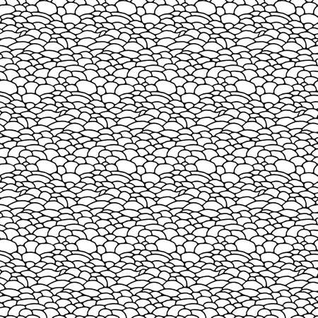 Vector abstract seamless pattern of Irregular scale grid textureのイラスト素材