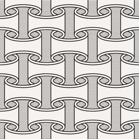 Seamless pattern like paper scrolls, Abstract vector textile backgroundのイラスト素材
