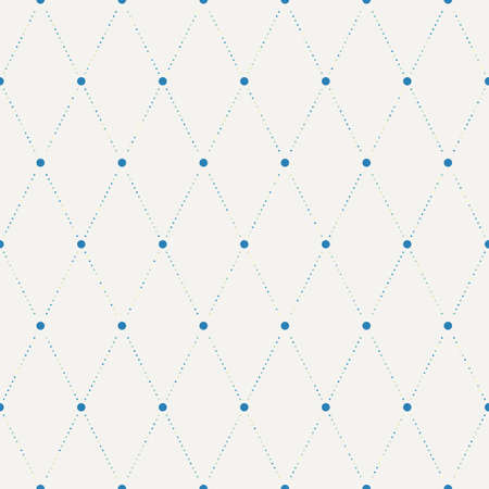 Colorful seamless flower polka pattern. Endless ornate ornamentのイラスト素材