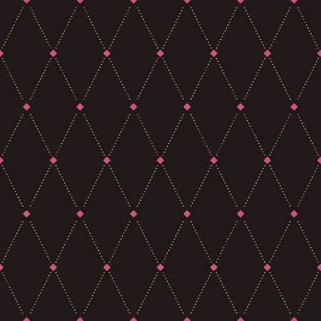 Colorful seamless flower polka pattern. Endless ornate ornament