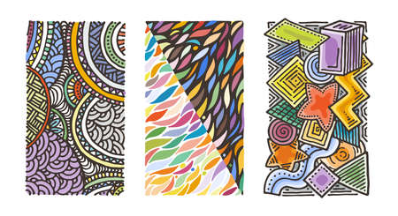 Hand drawn grunge textures. Artistic collection of rough graphic patterns, ethnic abstract lines,...