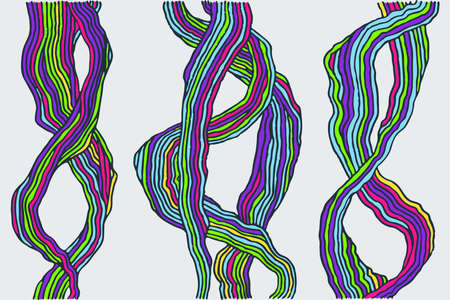 Doodle hand-drawn abstract background. Vector illustration. Ink sketch texture, rough hatching...