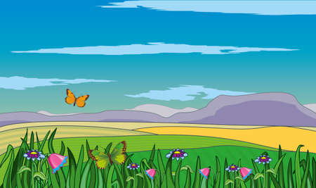 landscapeのイラスト素材