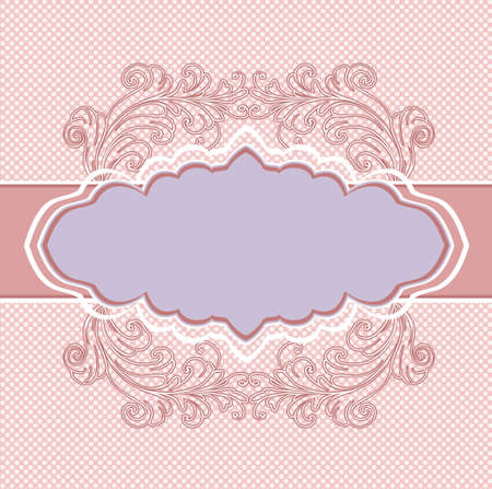 vintage floral backgroundのイラスト素材