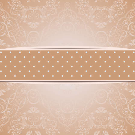 vintage stylized ornamental floral frameのイラスト素材