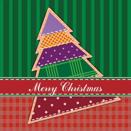 Scrapbook christmas cardのイラスト素材