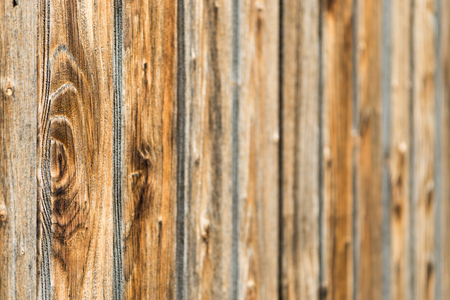 Natural brown barn wood wall. Wooden textured background pattern.の写真素材